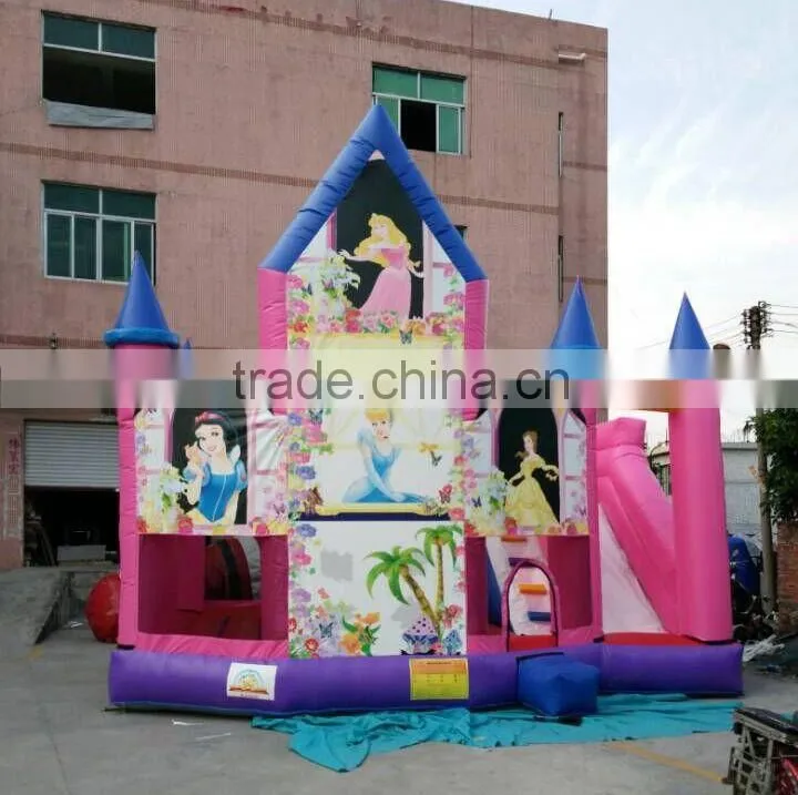 Hot princess bouncy castle price inflatable