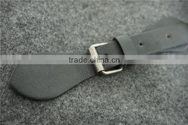 black PU leather toggle decorative button for women coat