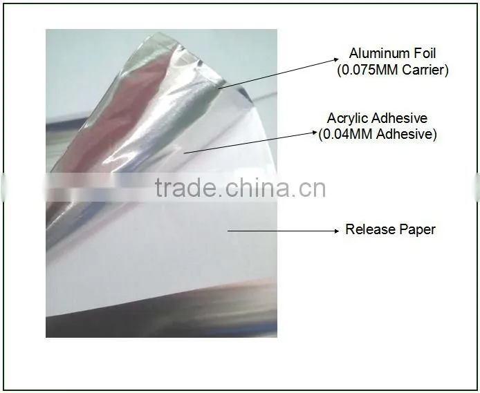 110 mic Single Sided Aluminum Foil Tape(PSA)