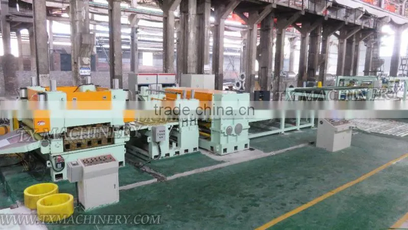 TX1400 steel Coil sheet metal shearing machine,cut to length machine