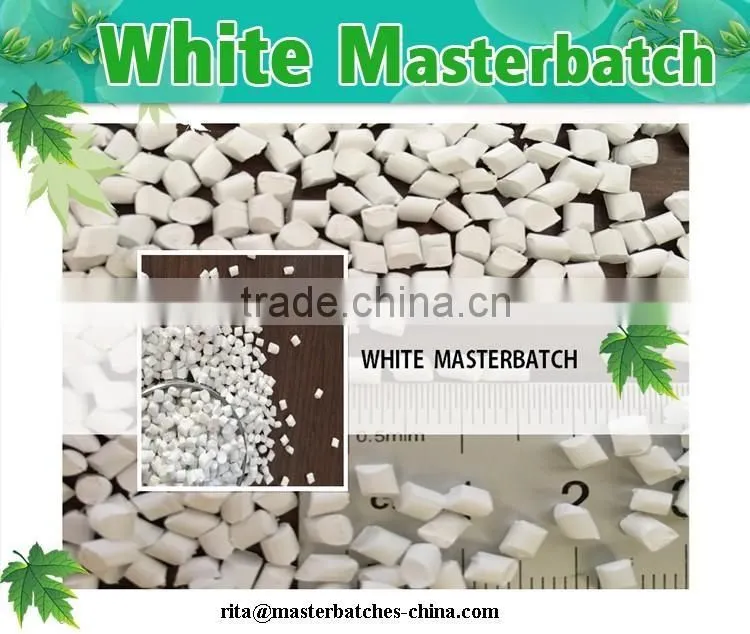 White masterbatch for dry compound/casting/milk membrane/plastic raw material