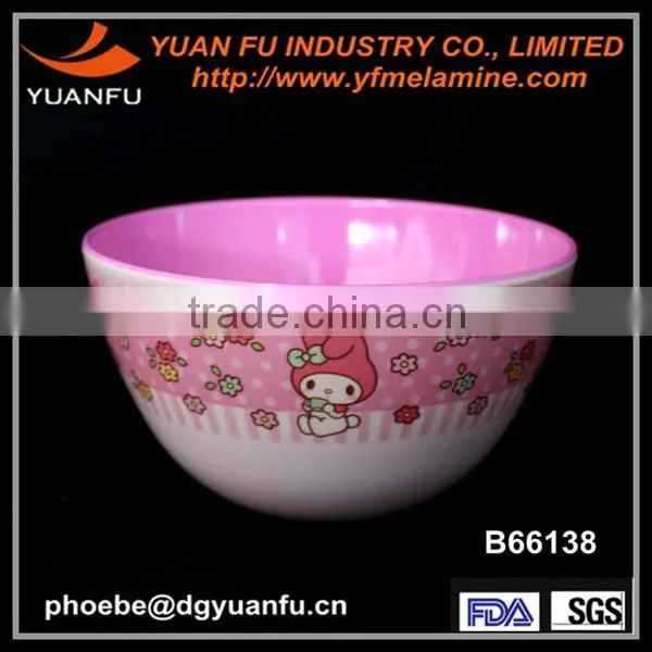 Melamine high quality V type snacks bowl