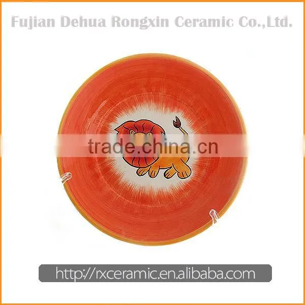 3D animal design hand-painted chinese porcelain tableware