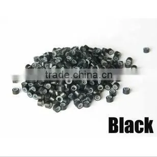 Feather ring micro beads hair extension tool silicone Beads Micro beads Hair Micro Ring Loop Tools 5.0mmx3.0mmx3.0mm