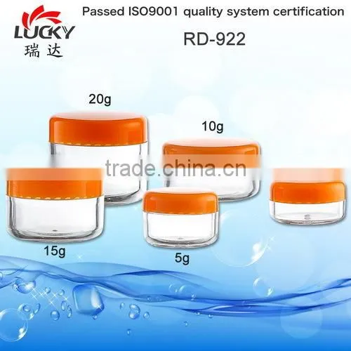 empty cosmetic jars / round jars
