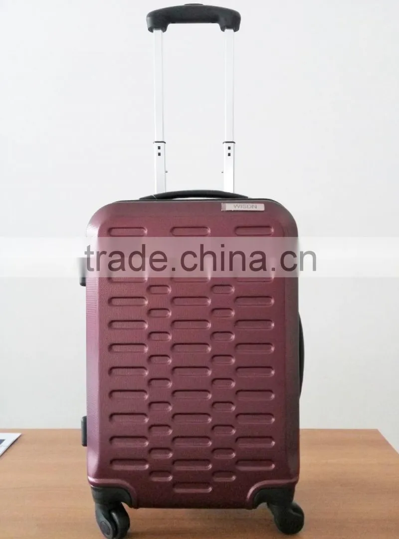 Vintage Hard ABS rotatable quality trolley luggae set