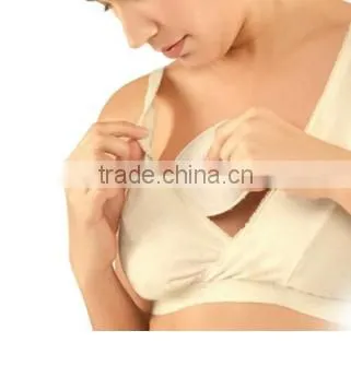 HB-B001 Natural washable organic bamboo nursing pads reusable breast pad pack