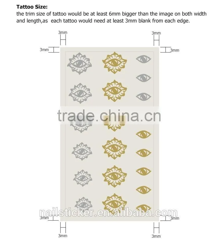 Custom hot sale wedding tattoo team bride gold silver tattoo stickers