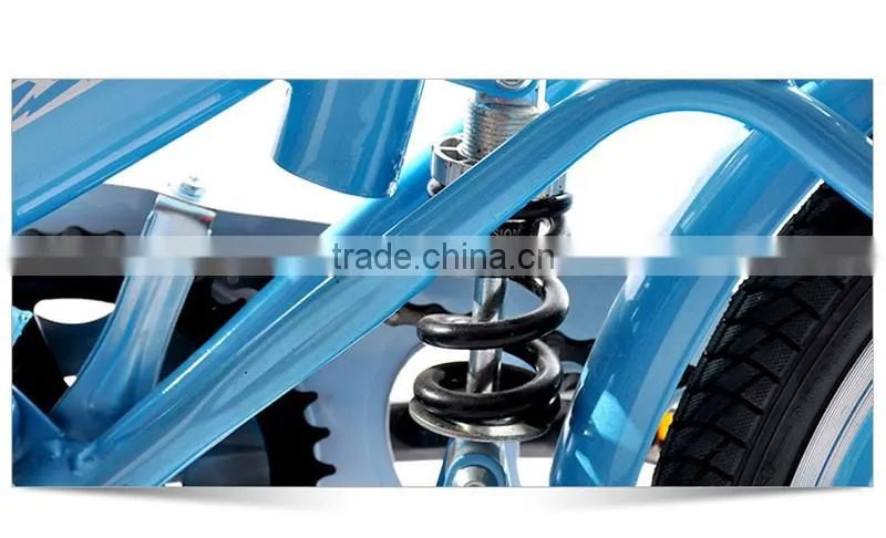 20-inch shock absorbing folding bike high carbon steel students bicycle
