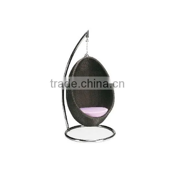 resin SGS hanging wicker basket chair