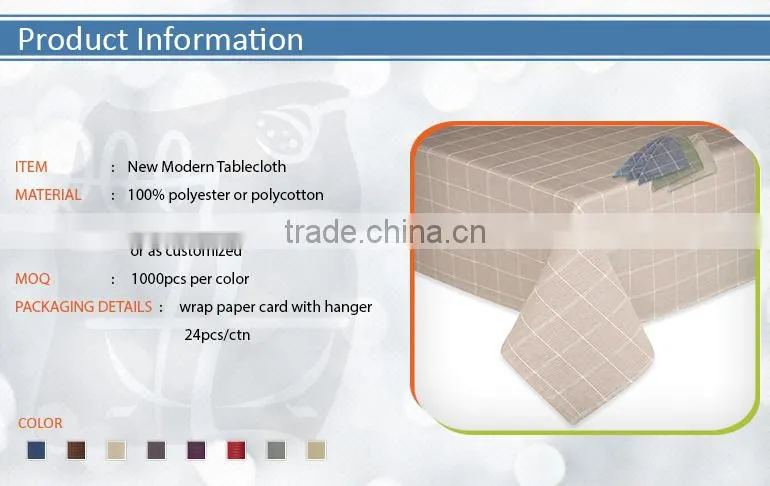 New Life Modern Tablecloth