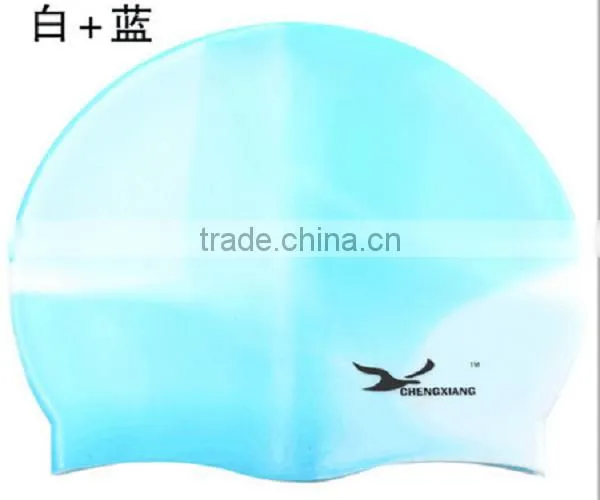 Mixed Color Swimming Caps,Silk Screen Printing Swim Caps,Swimming Hats