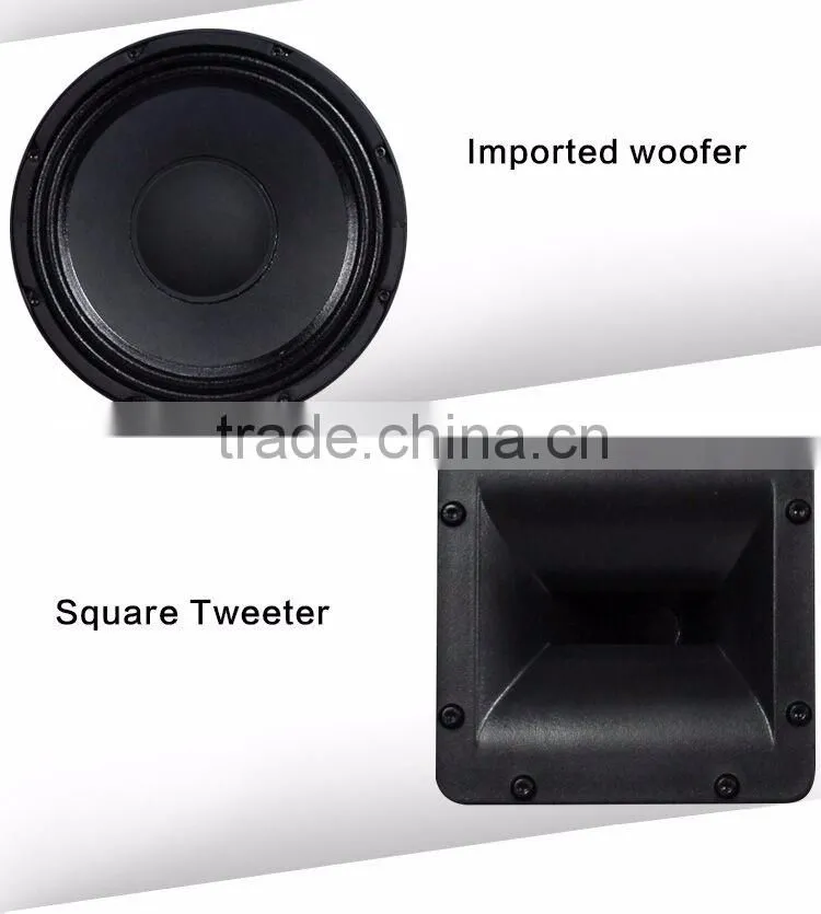 Pro KTV 2-way Good Sound Karaoke Speaker With Full Range Passive Speaker Stand