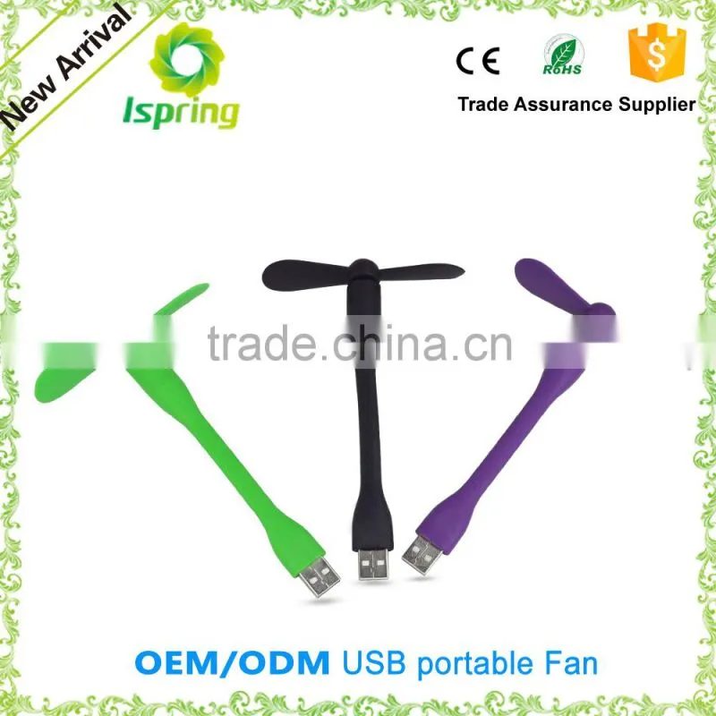 Few colors mini portable portable usb fan for iphone