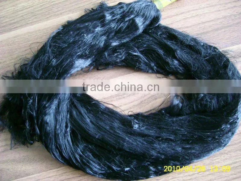Nylon flock tow