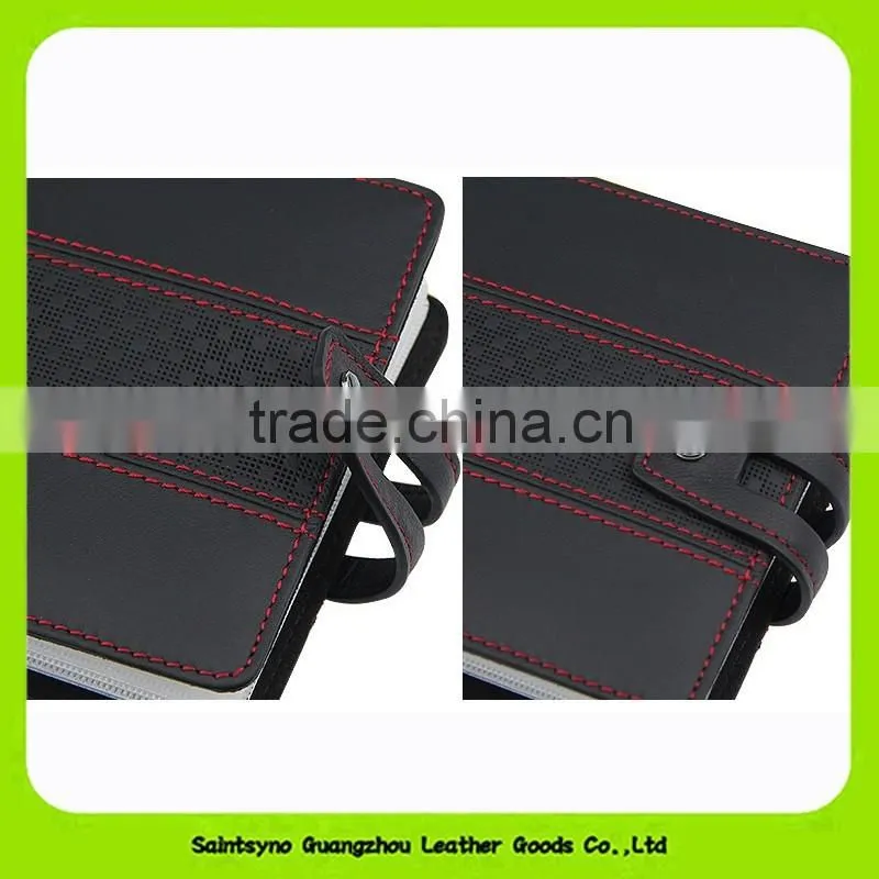 1504 Classic high quality wholesale promotional gift pu leather cd bag/cd holder/cd case
