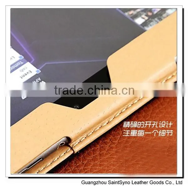 13010 Litchi leather case for 9 inch tablet pc