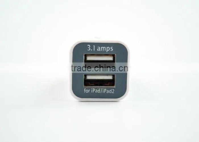 Hot sale 5V 3.1A Double USB car charger Micro Auto Universal Dual 2 Port USB Car Charger