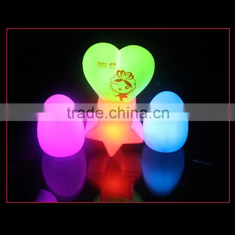 colour changing led flashing star shape mood light