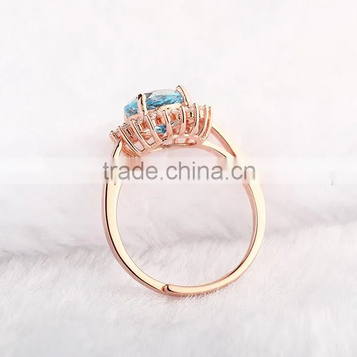Women Gemstone Rings in Silver 925 Wholesale Silver Jewelry SRO040R
