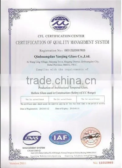Thicker PVB Film laminated glass