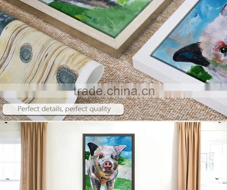 2016 new design products canvas wall art famous animal painting for home decor in China
