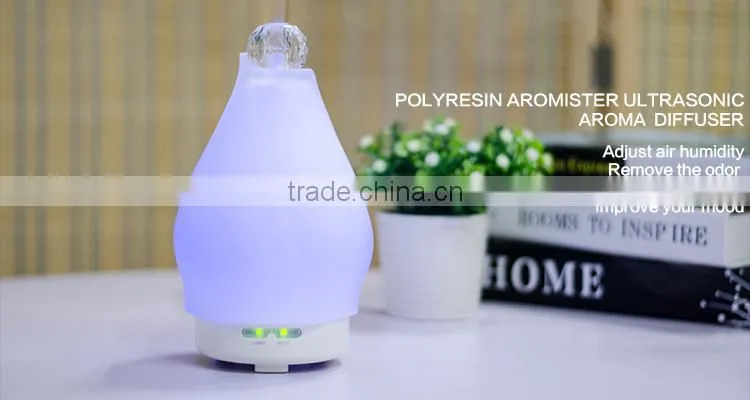 Guangdong manufacture new arriving high-quality Polystone scent oil humidifier ultrasonic/100ml aroma diffuser with timer