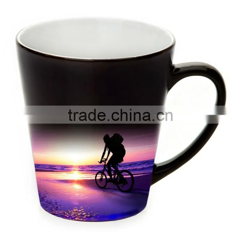 hot water color changing mug 11oz, changing color mugs