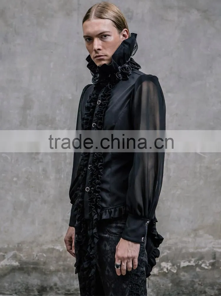 Devil fashion 2015 latest men's gothic shirt SHT00301