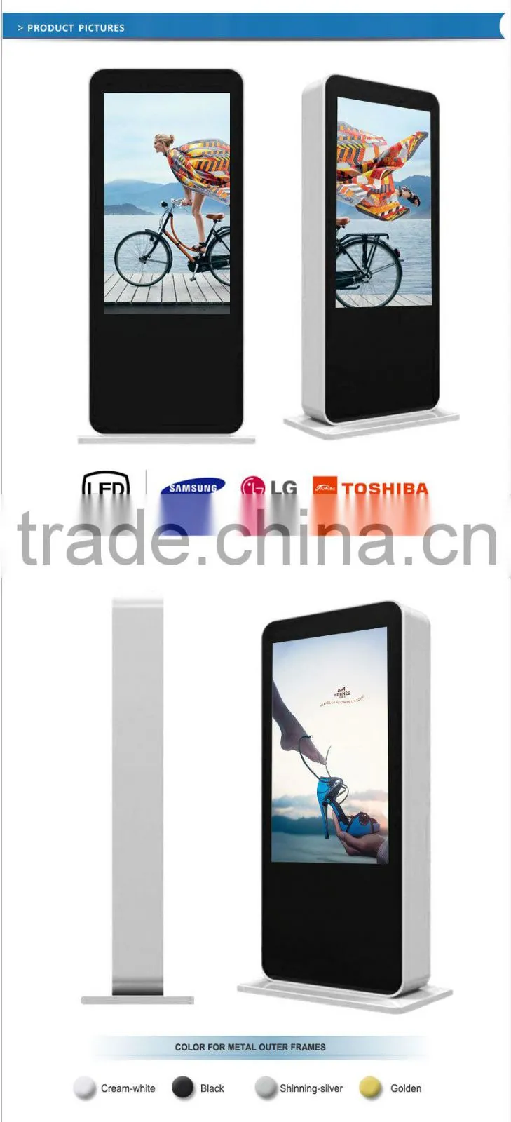 55" OEM Outdoor LCD Advertising Display