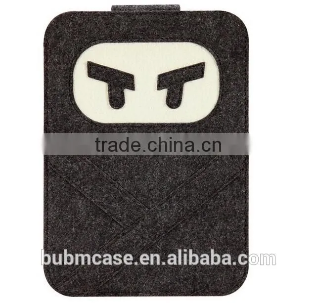 2015 NEW BUBM BLACK TABLET HOT SELLING WOOL 7.9 inch Cute Cartoon Naruto Bag