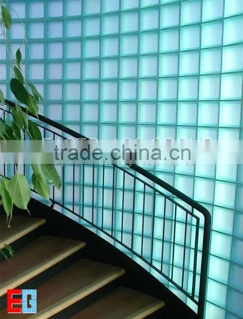 blue glass block