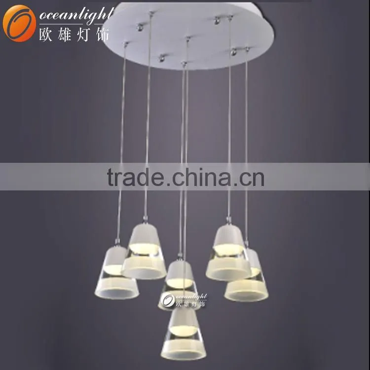 Dinning Pendant Light Cup Pendant Chandelier Acrylic Modern Chandelier OXD9042D-25W