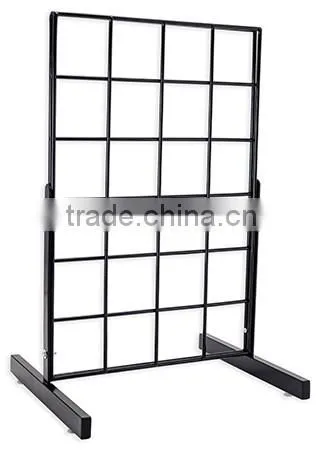 Countertop Grid Gridwall Display with T Leg