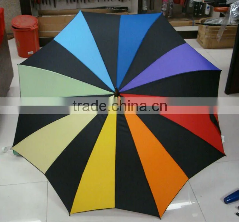 high quality auto maple windproof fiberglass strong umbrella