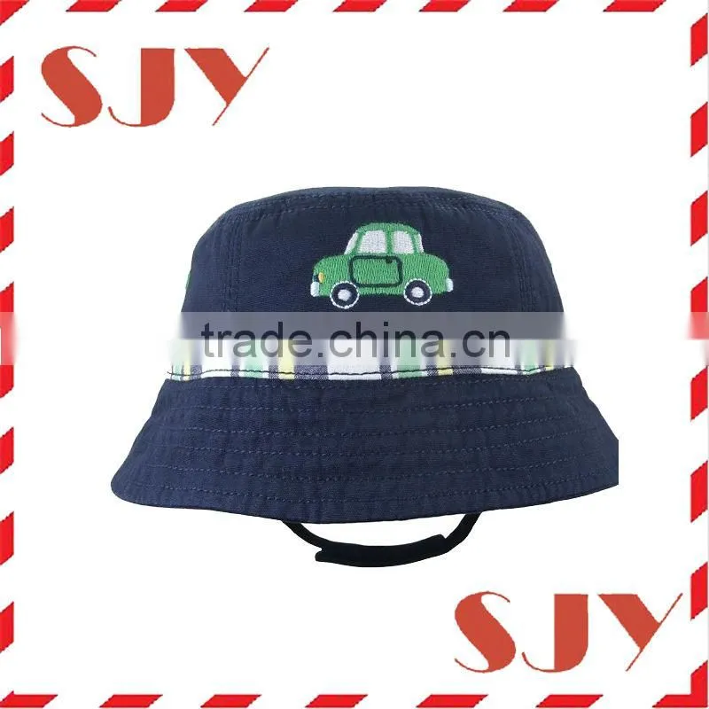 Colorful good quality bucket hat kids golf hat
