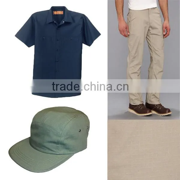TC Ripstop fabric, cotton ripstop fabric for military, polyester cotton rip stop uniform fabric