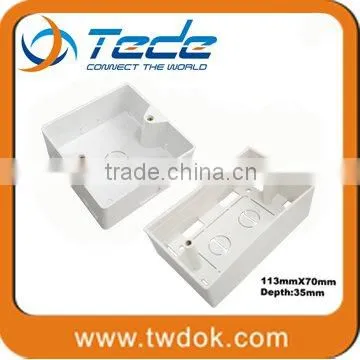TEDE rj45 outlet faceplate 1/2/4/6 port
