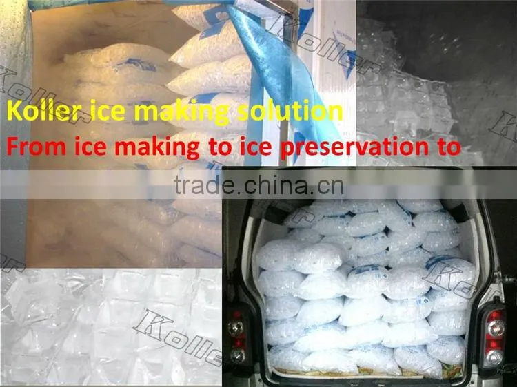 Bar Cube Ice Machine with Packing System 3tons