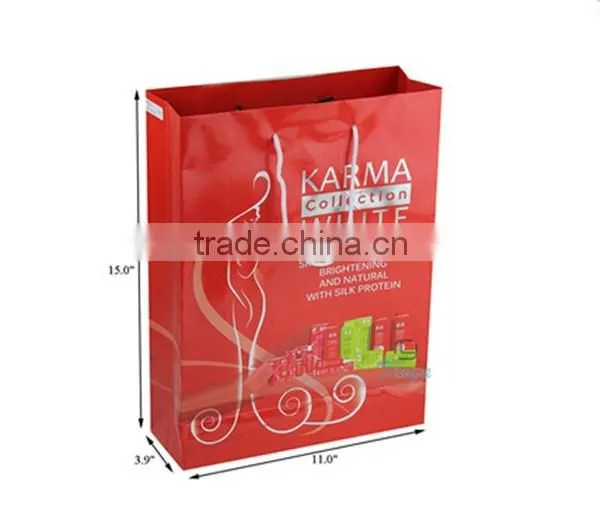 Direct Factory Machine Made Luxury custom paper bag