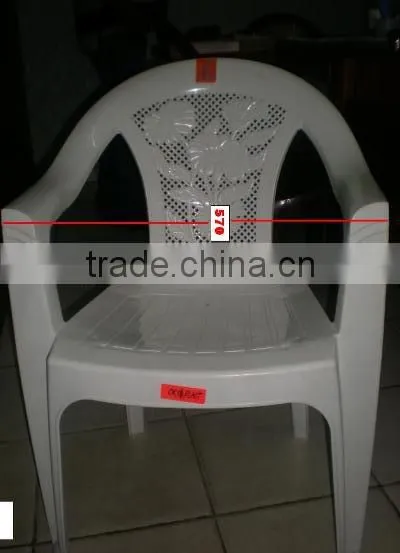high quality good design plastic changale back arm chair mould