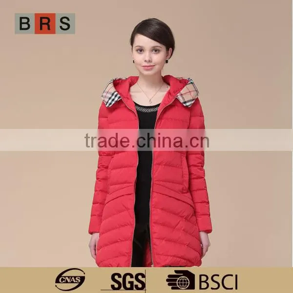 Fashion style hot sale Amerian Women long parka jacket
