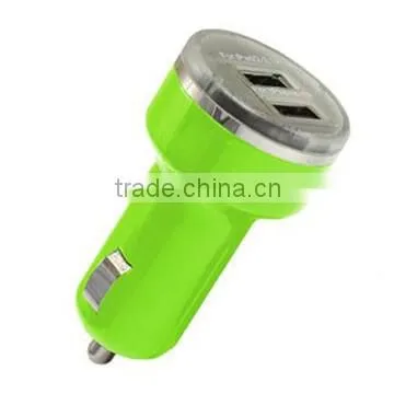 2015 New Qucik Charging Support 2.5a Max 5v 2.1a Two Usb Car Charger
