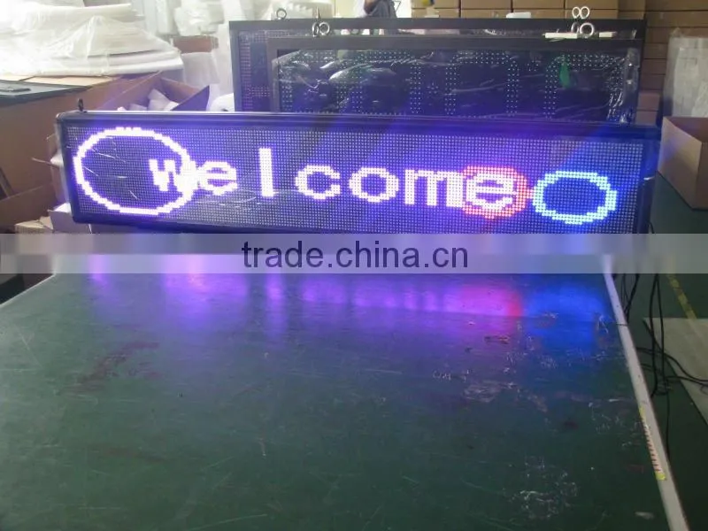 outdoor P10mm led message display board, digital led electronic program panel sign