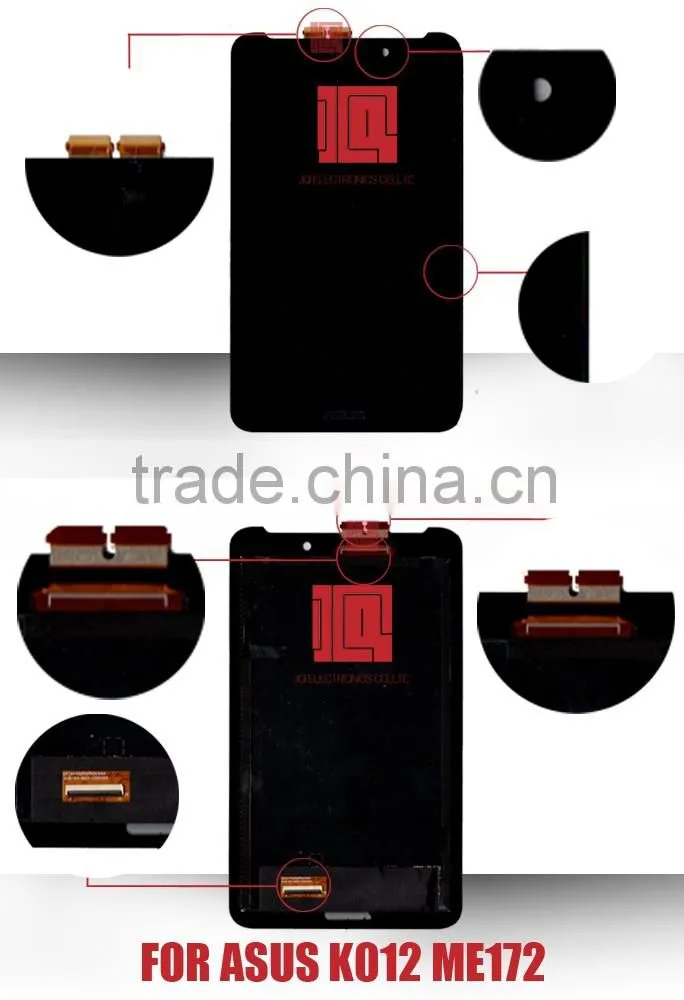 Original with high quality replacement phone accessories for ASUS K012 ME172 lcd display and touch screen