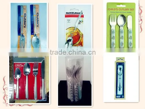 fashionable plastic handle cutlery