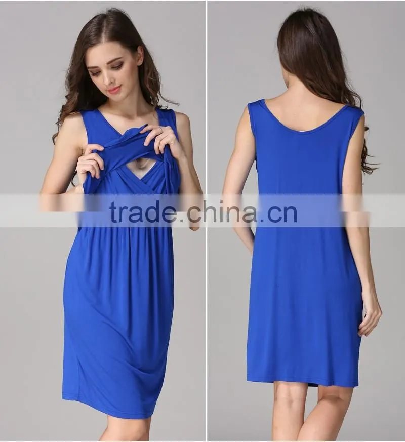 High quality ankara maternity dress manufacturers Cotton