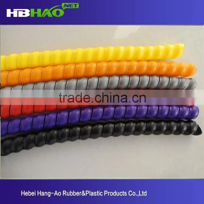 FATO PE Plastic White Black Spiral Wrapping Bands with Clamp