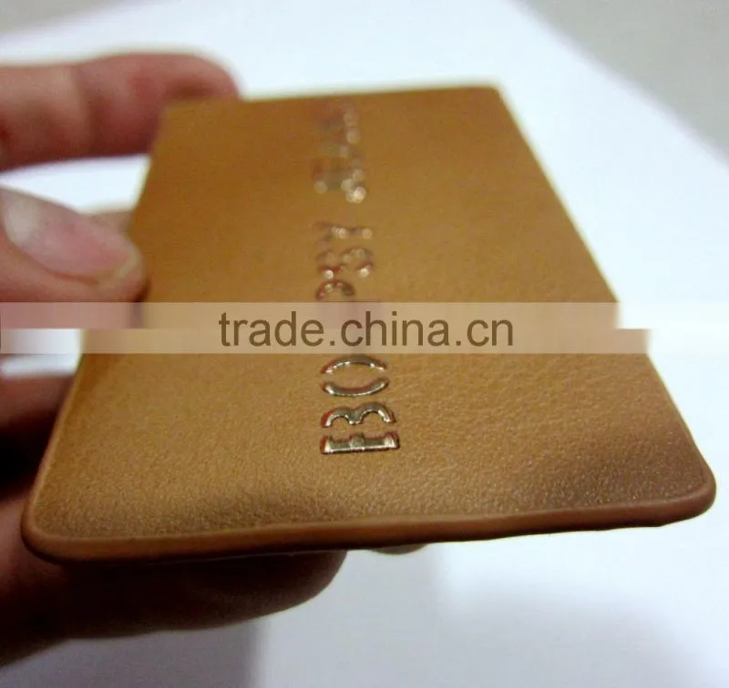 newest design jeans leather label in 2016