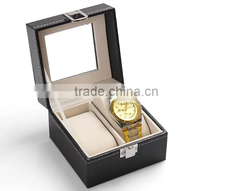 Exquisite glass skylight couple watches Boxes & Cases storage box